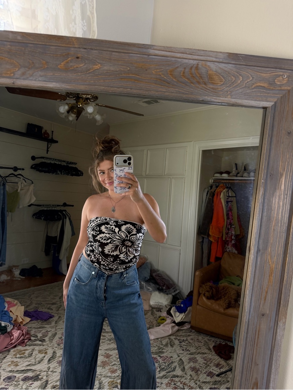 Free people bandanna tube top
